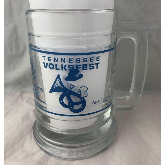 Tennessee Volksfest Glass Beer Mug - HB - Picture 1 of 7